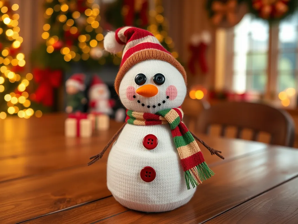 Christmas crafts snowman