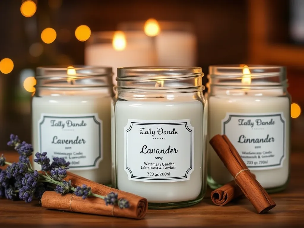 handmade scented candles