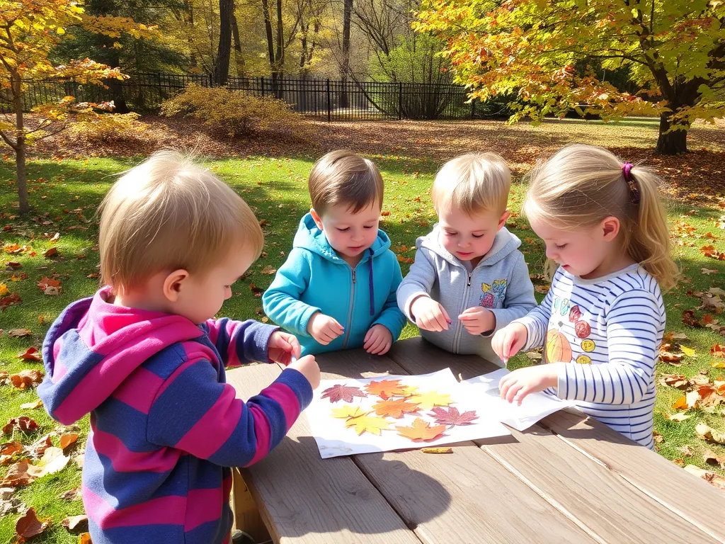 outdoor Preschool Fall Crafts