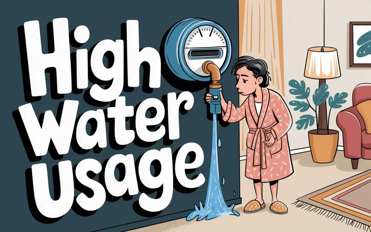 high water usage