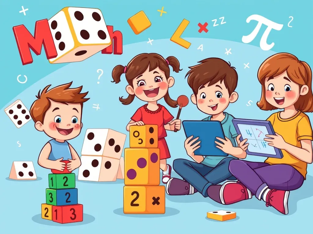 kids playing math games