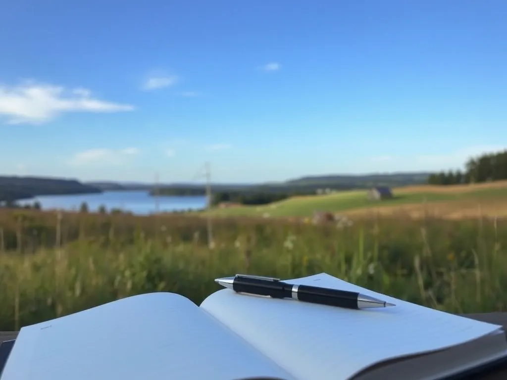 journaling outdoor