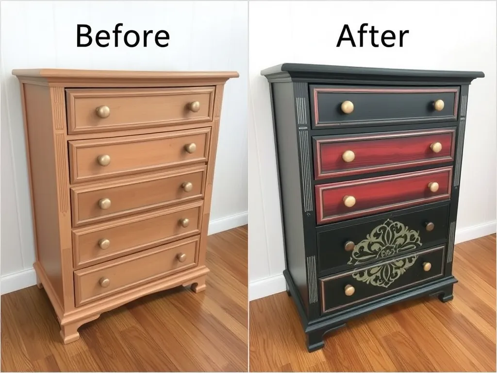 before after furniture