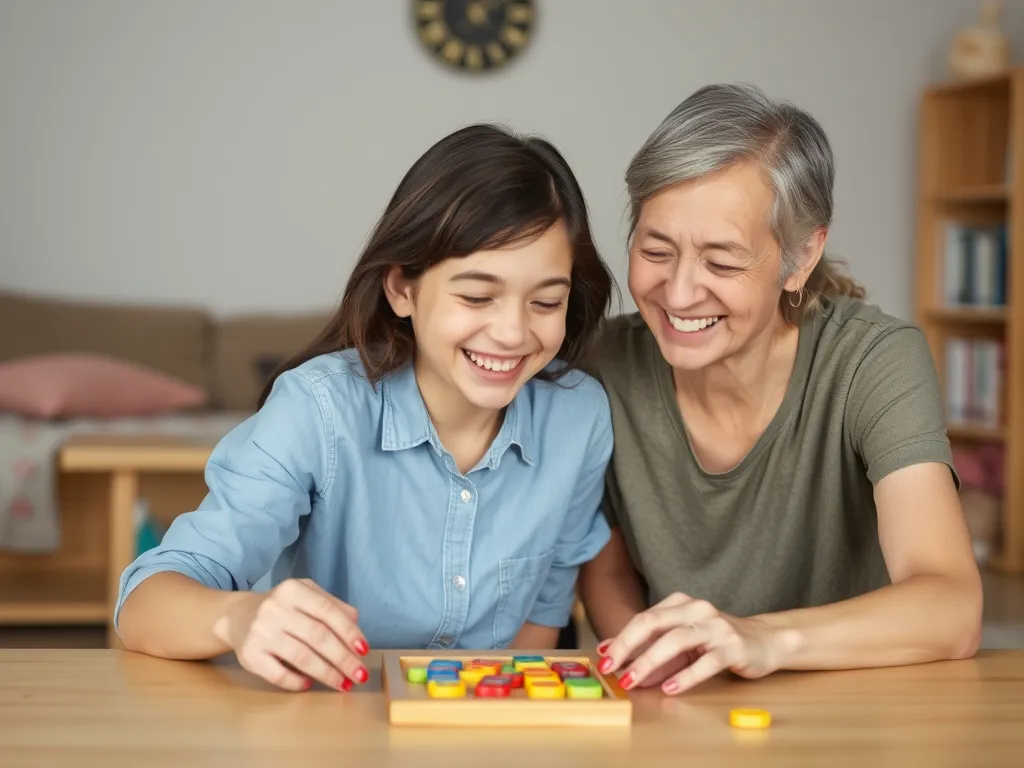 mother playing to heal inner child